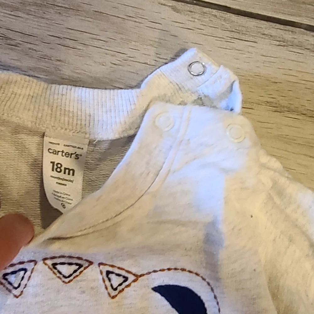 💐Carters Baby tiger sweatshirt🍉🎠 🌸 🍀 ❄️ 🏵💫🎀🦄🪻🍍🍓🦉🐧💘 - Picture 2 of 2